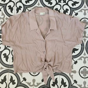 Wilfred free cropped tie top